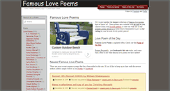 Desktop Screenshot of famous-love-poems.com